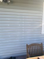 Vinyl Siding Oxidation - PW blotchy